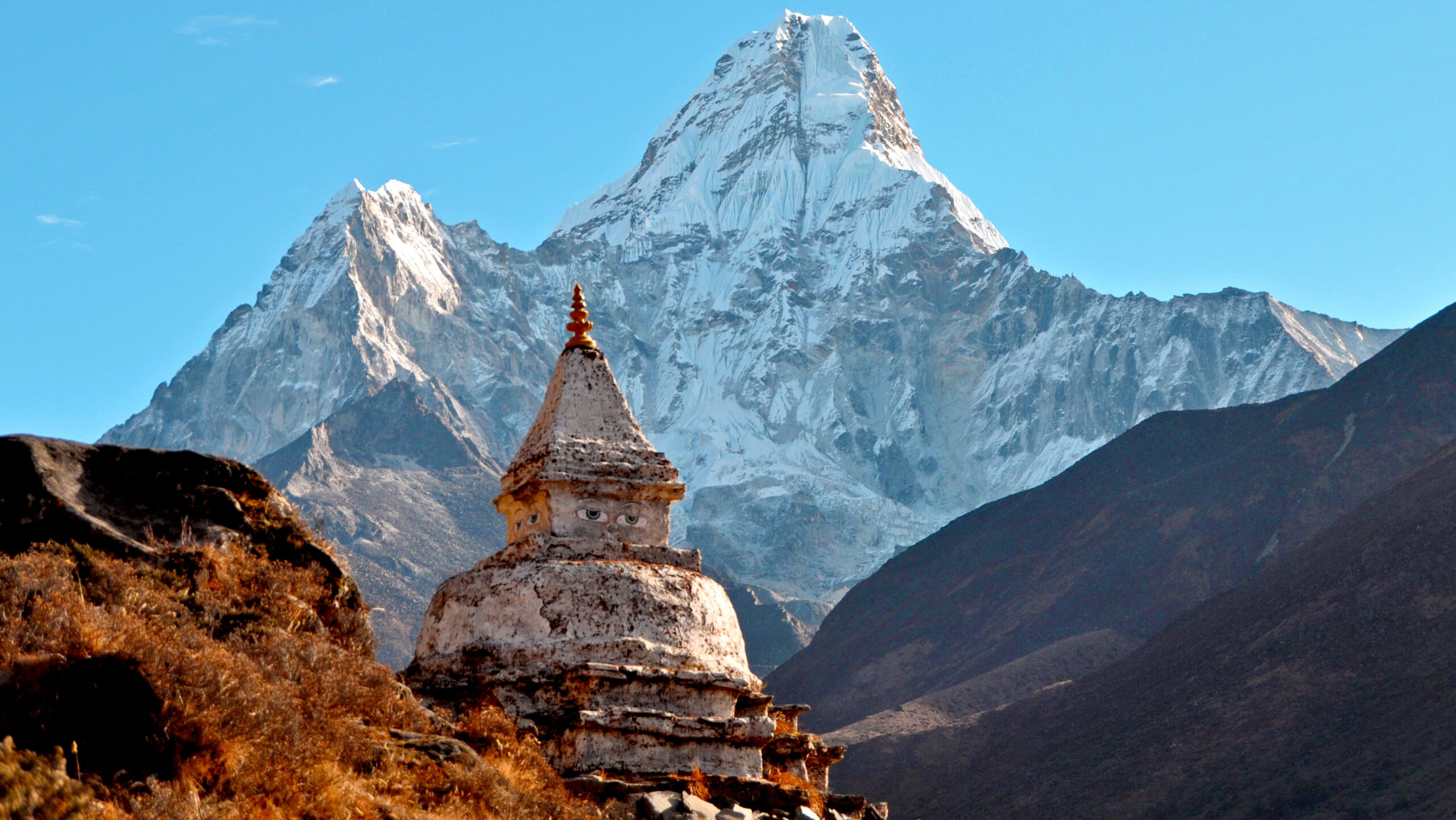 Ama Dablam Mountains In Nepal